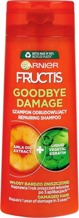 Garnier New Fructis Goodbye Damage Shampoo For Very Damaged Hair 250Ml (250 ml, Flüssiges Shampoo)