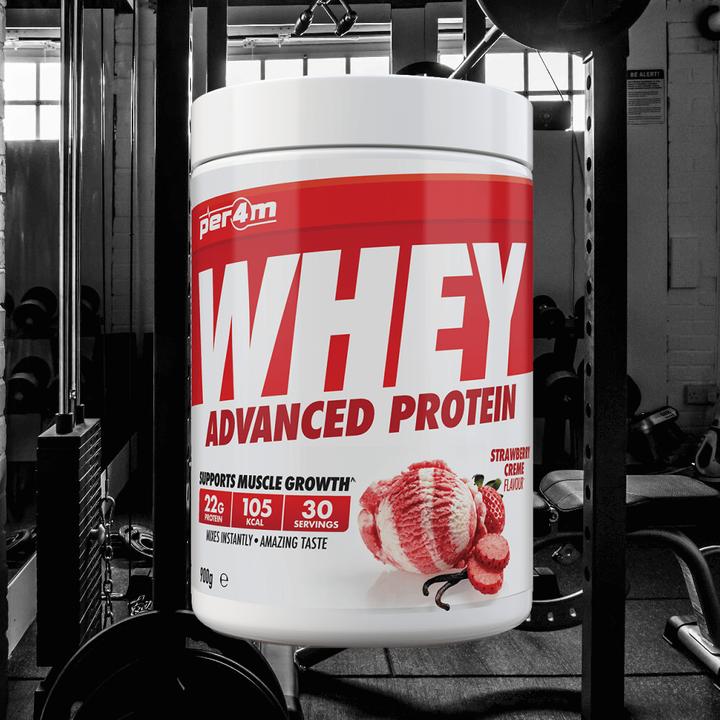 Actual product image Per4m Whey Advanced Protein (Strawberry cream, 1 pcs., 900.90 g)
