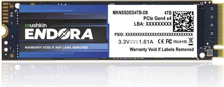 Actual product image Mushkin M.2 4TB Endora NVMe PCIe4.0 x 4 (4000 GB, M.2 2280)