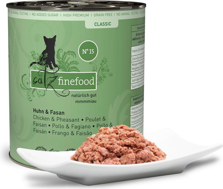 Immagine prodotto Catz Finefood No.15 Pollo e fagiano (Adulto, 1 pz., 800 g)