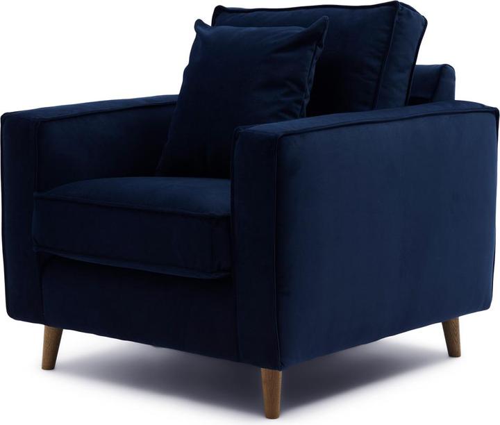 Produktbild Rivièra Maison Kendall Armchair, velvet VI, midnight navy
