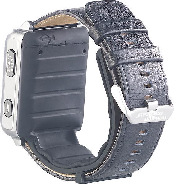 Produktbild Newgen medicals Blutdruck-Armbanduhr mit Pumpe, E-Ink-Display, Bluetooth & App