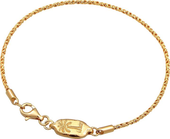 Haze & Glory Armband Herren Kordelkette - Paradise 925 Silber oxidiert (23 cm, 925er Sterling Silber)