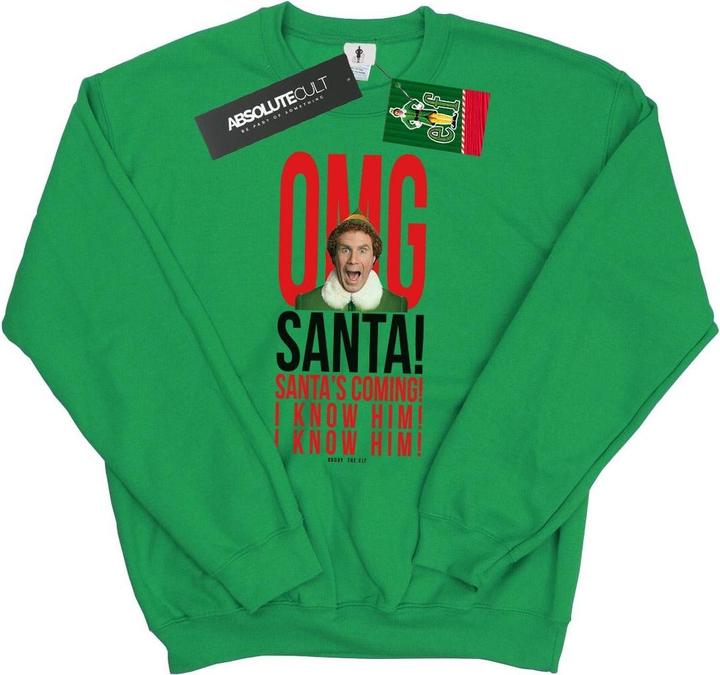 Elf OMG Santa I Know Him Sweatshirt (M)