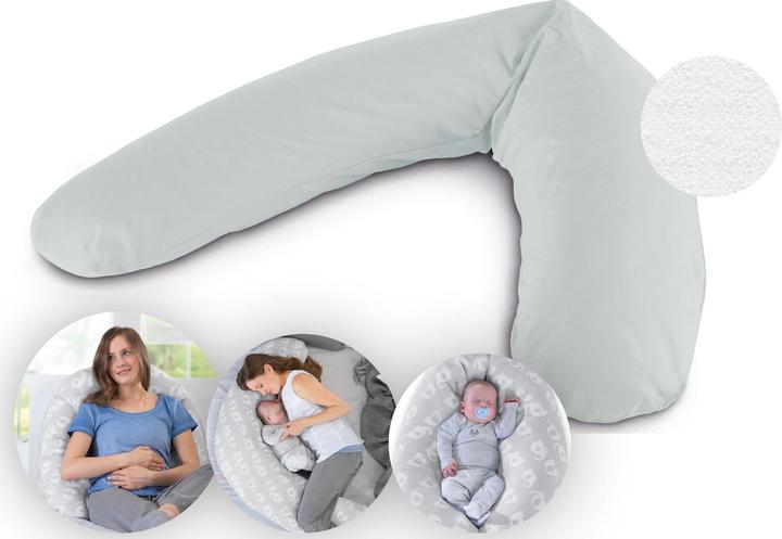 Actual product image Theraline Nursing pillow "The Comfort" with micro pearl filling incl. cover 180 cm (34 cm)