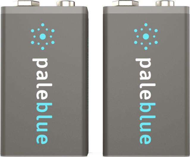Actual product image Pale Blue PB-9V (2 pcs., 9V Block, 500 mAh)
