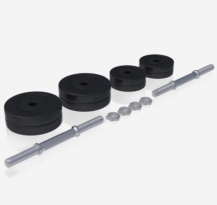 Immagine prodotto Gorilla Sports Set di manubri (4 x 1,25 kg, 4 x 2,5 kg)