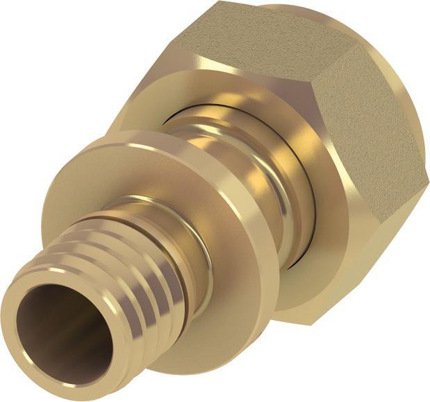 Produktbild TECE TECEflex Verschraubung, flachdichtend, Standard Messing (Rohrverschraubung)