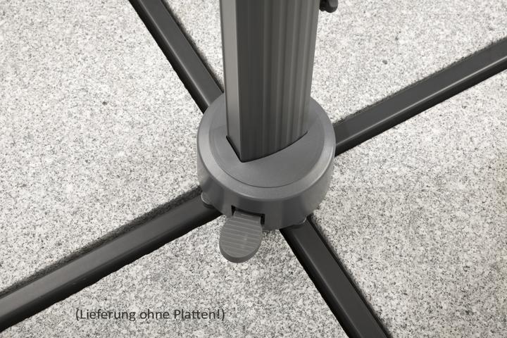 Produktbild Schneider Schirme Ampelschirm Schneider Rhodos Grande Ø 400 cm H 270 cm anthrazit