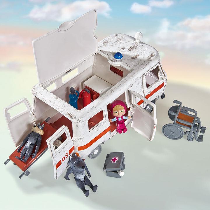 Produktbild Simba Masha Spielset "Krankenwagen"
