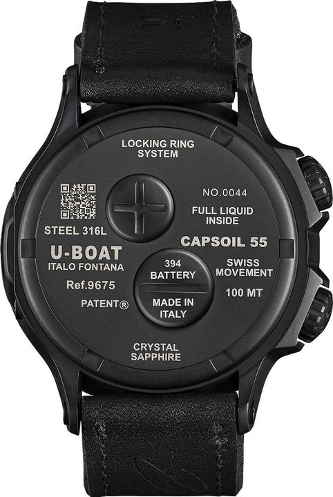 U-Boat 9675 Capsoil Doppioempo DLC GMT (Analoguhr, 55 mm)