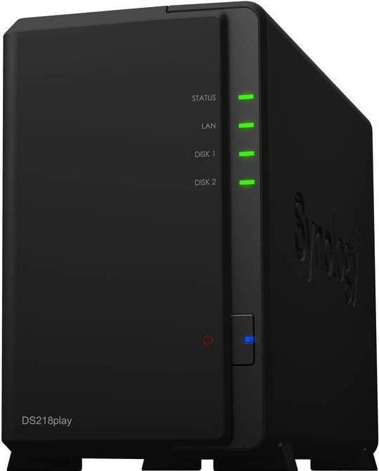 Produktbild Synology DS218play (2 x 4 TB, WD Red Plus)