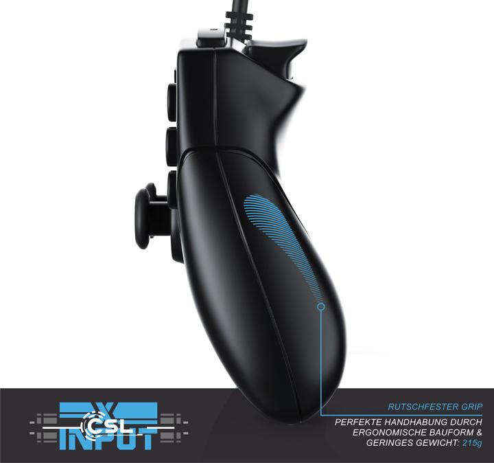 Immagine prodotto CSL Gamepad, controller USB per Android, PC / PS3 / Direct-Input / X-Input (Android, PS3, PC)