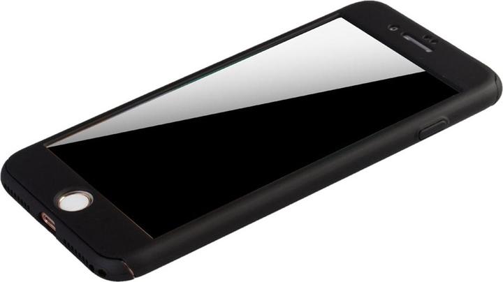 Produktbild König Design Schutz Handy Hülle für Apple iPhone 7 Plus Full Case Cover Displayschutz Schwarz (Apple iPhone 7 Plus)