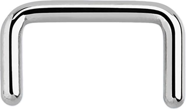 Star Piercing Septum Ring U silber (ohne Messing, Chirurgenstahl 316L)