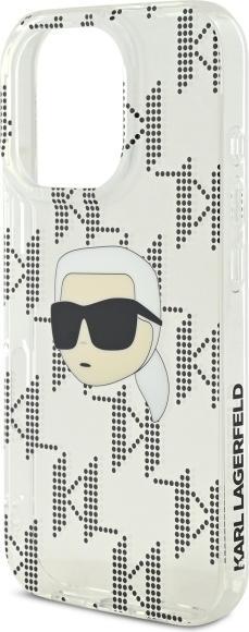 Image du produit Karl Lagerfeld KLHCP16LHKLPKHT iPhone 16 Pro 6.3" przezroczysty/transparent hardcase IML Karl Head E (Apple iPhone 16 Pro)