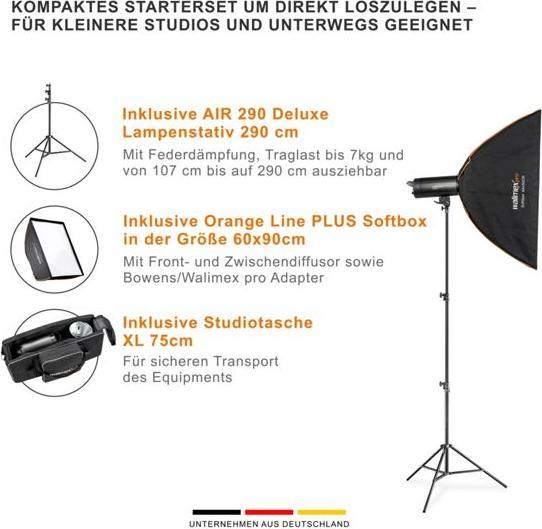 Actual product image Walimex pro Stager 400 HSS Set Single (400 W, Set)
