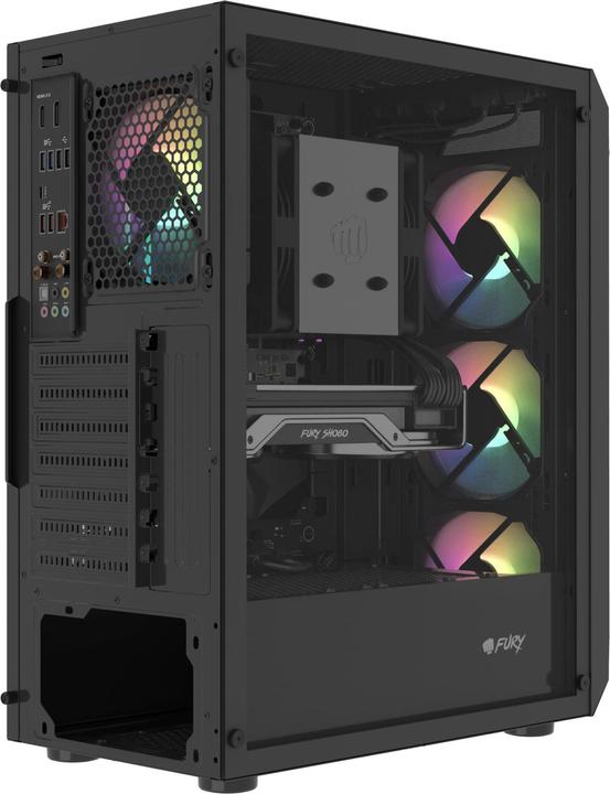 Actual product image Fury Obudowa Shobo SH4F RGB (NFO-2154) (mATX, Mini-ITX, ATX)
