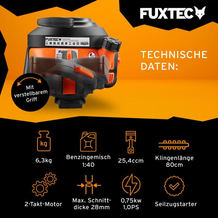 Produktbild Fuxtec FX-MHP126 (Benzinheckenschere)
