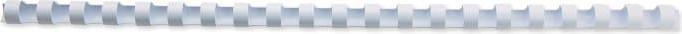Image du produit GBC Dos du cartable 8mm, 21 anneaux, blanc, 100 pcs.