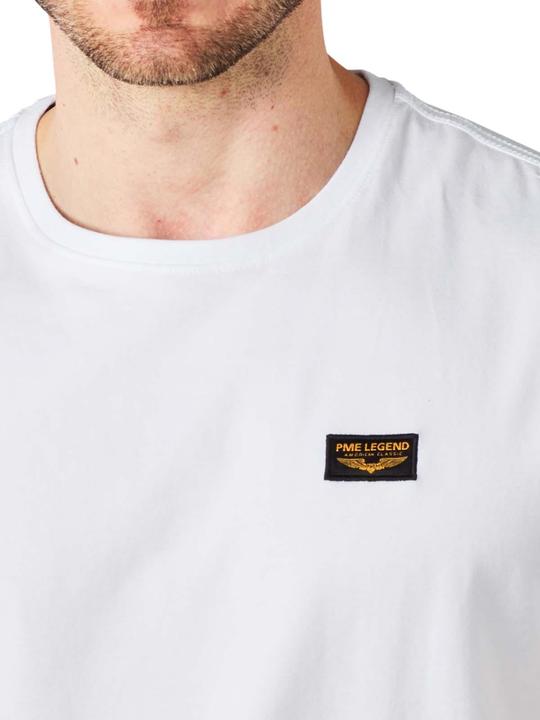 Image du produit Pme Legend T-shirt manches courtes col ras du cou blanc brillant (M)