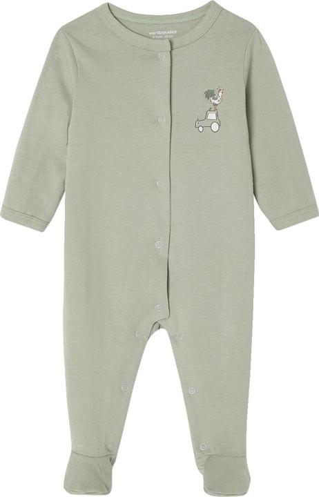 Immagine prodotto Vertbaudet Bio-Kollektion: 2er-Pack Baby Strampler mit Bauernhoftieren (62)