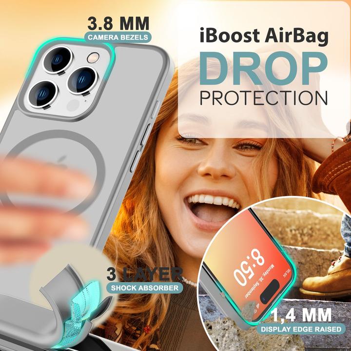 Image du produit Nalia Étui hybride mat avec fonction MagSafe (Apple iPhone 16 Pro)