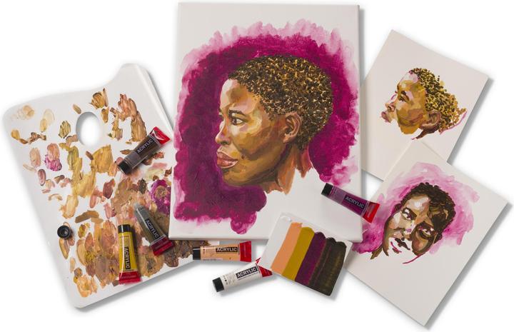 Produktbild Amsterdam Acrylfarbe Portrait 6 Tuben à 20 ml (Mehrfarbig, 20 ml)