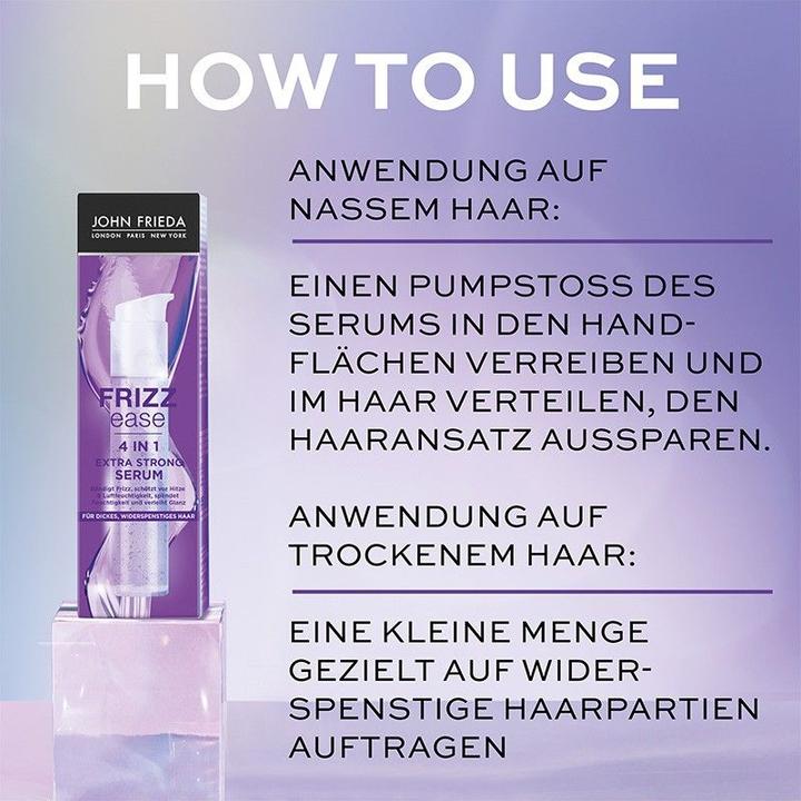 Image du produit John Frieda Frizz Ease - Original Extra Strong 4 in 1 Serum (50 ml)