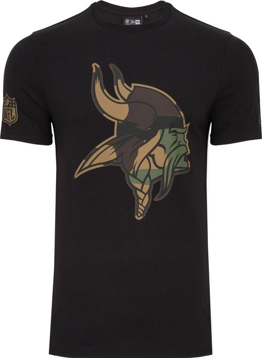 Produktbild New Era Shirt - NFL Minnesota Vikings schwarz / camo - L (L)