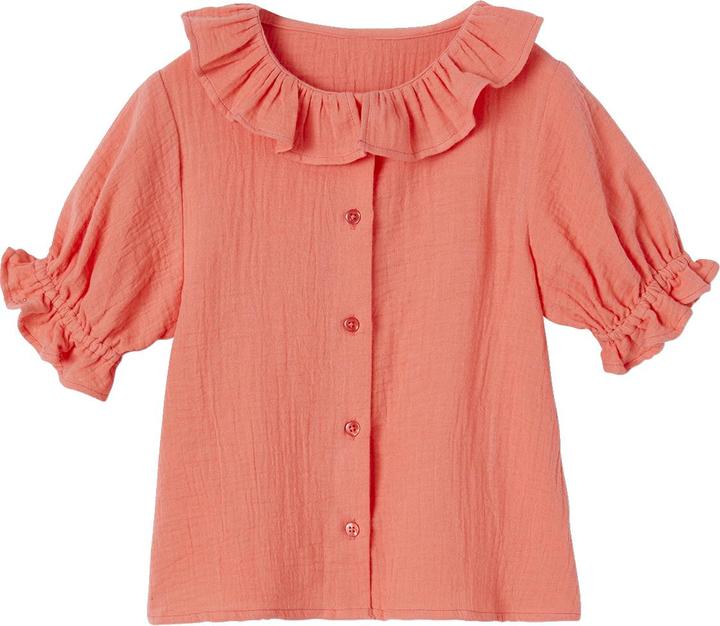Produktbild Vertbaudet Mädchen Musselinbluse mit Kragen (128)