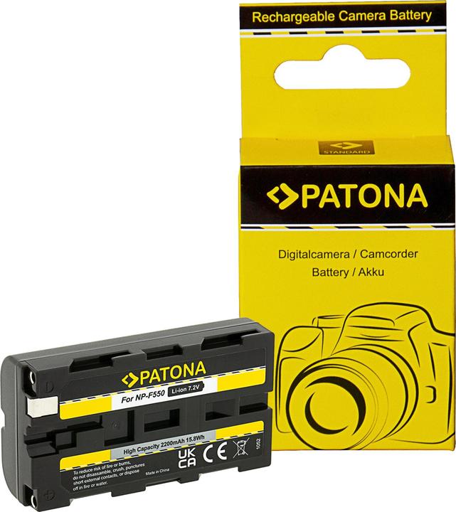 Image du produit Patona batterie f. Sony NP-F550 (Batterie de l'appareil photo)