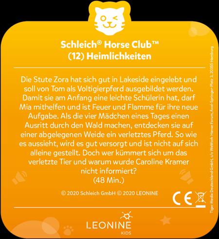 Image du produit Tigermedia Tigercard- Schleich Horse Club (12) : Les cachotteries (Allemand)