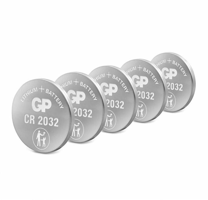 Productafbeelding GP Batteries Cr2032 (5 Pcs., CR2032, 220 mAh)