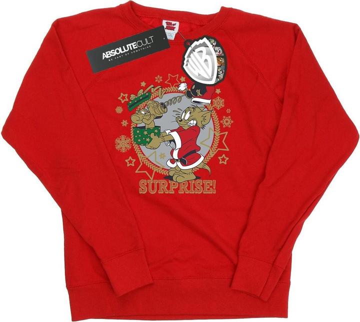 Tom & Jerry Christmas Surprise Sweatshirt (XXL)