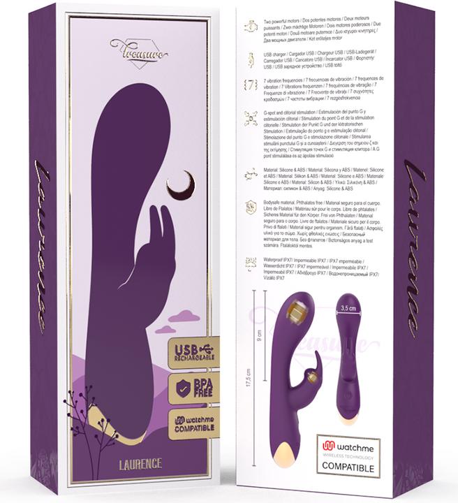 Actual product image Treasure X Treasure Laurence Rabbit Vibrator Watchme Wireless Technology Compatible