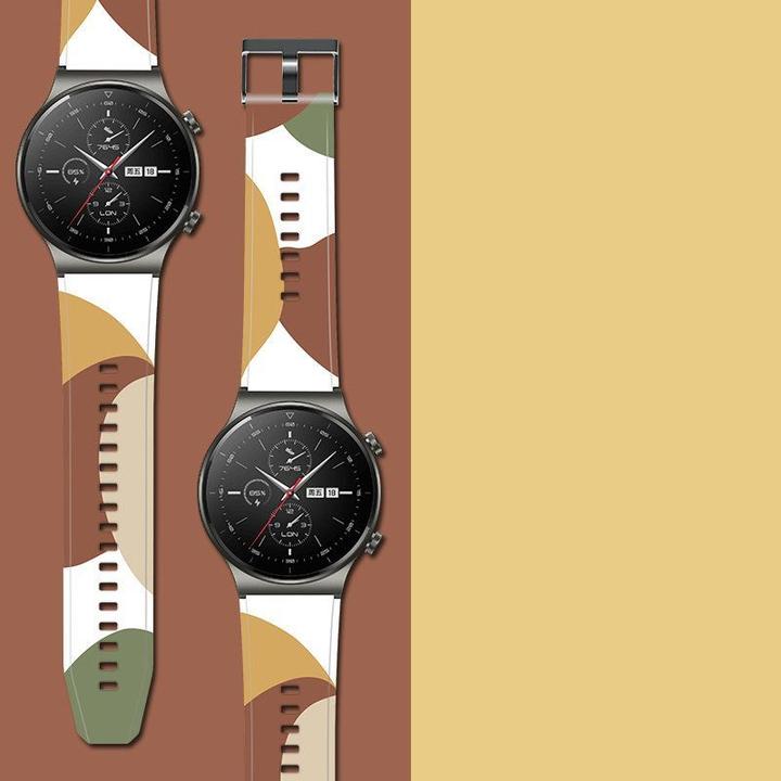 Immagine prodotto Hurtel Cinturino Moro Band per Huawei Watch GT2 Pro Cinturino in silicone Modello Bracciale (5) (Materiale sintetico)