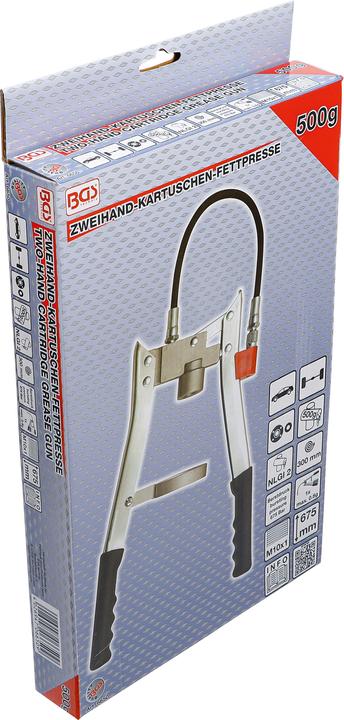 Produktbild BGS Zweihand-Kartuschen-Fettpresse 500 g