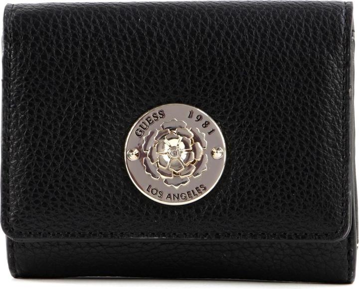 Actual product image Guess Belle, Textile Wallet, Small, Black, For Women