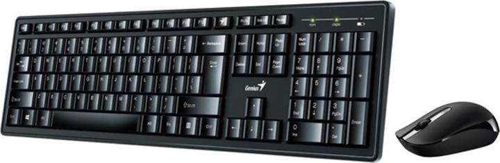 Actual product image Genius ir pelė Smart KM-8200, klaviatūra su optinėmis belaidžiomis pelėmis, 1 x AA, 1 x AAA, US, kla (US, Wireless)