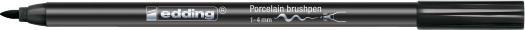 Produktbild Edding Porzellan Pinselstift 4200 (Schwarz, 4 mm, 1 x)