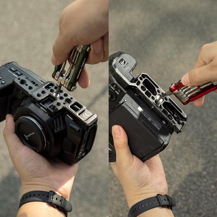 Actual product image SmallRig x FILM RIOT 10 in 1 Detent Folding Multi Tool Kit (Red) 4813