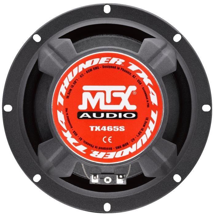 Image du produit MTX Audio Audio TX465S 16,5 cm 2-way component luidspreker - 320 Watt (16.50 cm)