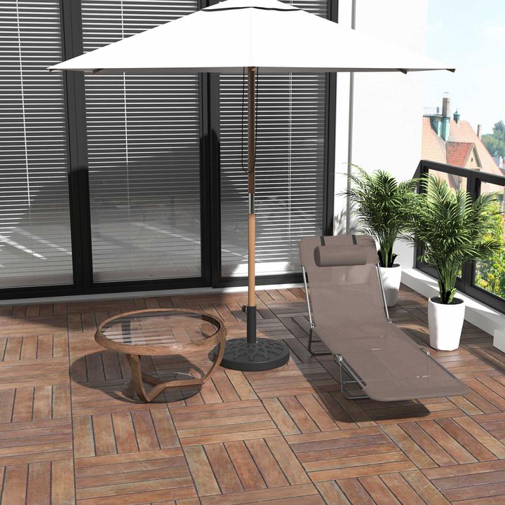 Actual product image Outsunny Garden lounger (182 cm)