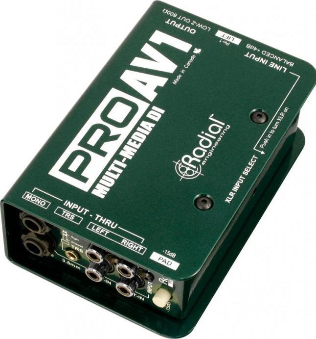Produktbild Radial ProAV1 (Passiv, 1 Stk.)