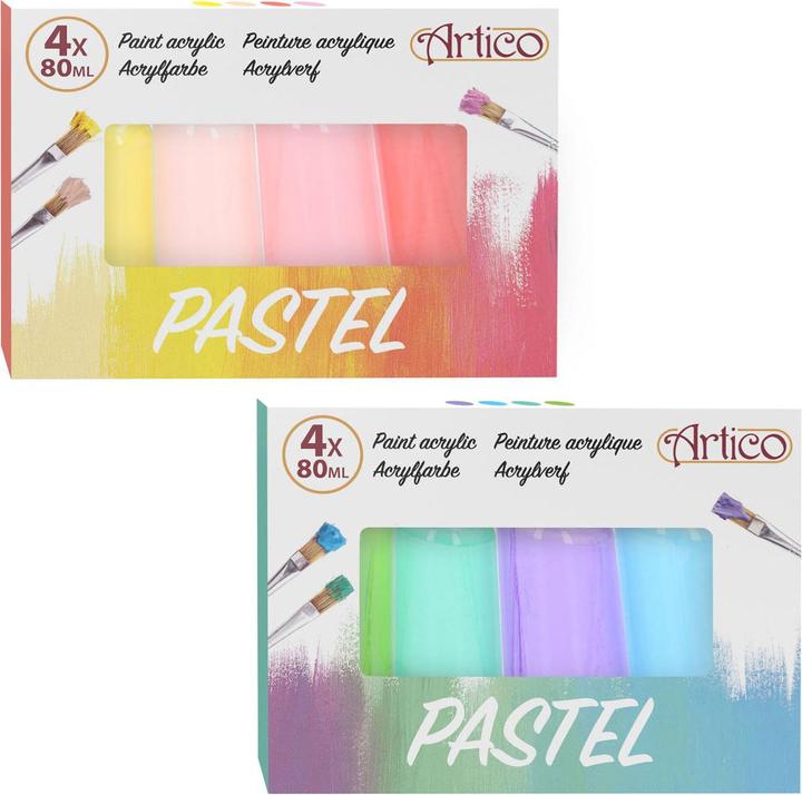 Image du produit Artico Paint Acrylic Pastel (Assortiment, Multicolore, 320 ml)