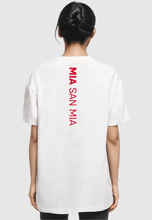 Actual product image FC Bayern München Ladies FC Bayern Red Oversized Boyfriend Tee - 118317 (XS)