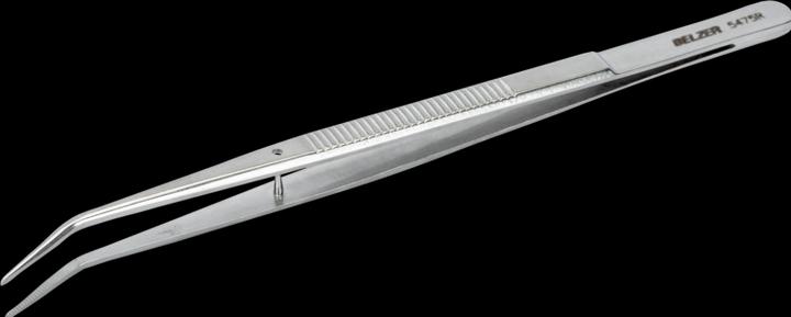 Actual product image Bahco All-purpose tweezers with polished and nickel-plated surface, 100 mm