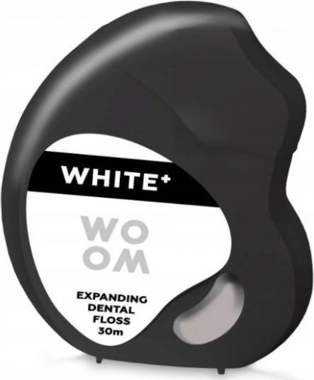 Actual product image Woom Brand White+ expanding dental floss refreshing breath 30m (30 m)
