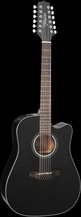 Actual product image Takamine Acoustic Guitar, G Series, GD30CE-12 BLK, Dreadnought/C, 12-Sai (Western guitar, Okoume, Mahogany, Spruce, Ovangkol)